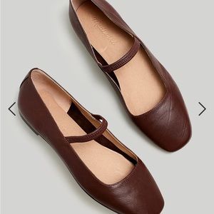 Madewell Greta Mary Jane Ballet Flats sz 7 New